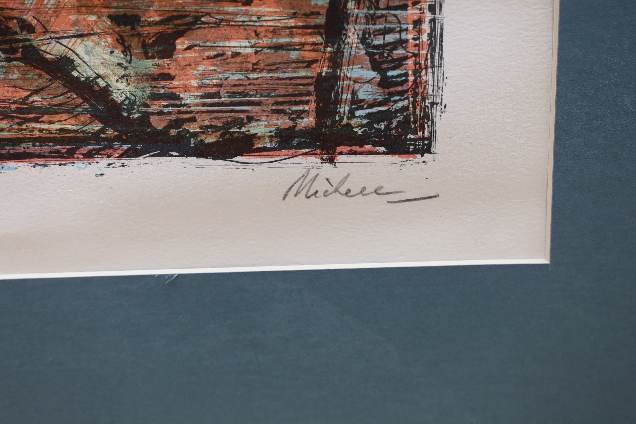 Keith Michell (1926-2015) coloured lithograph, from Shakespeare Series, 24/100, signed, 58 x 45cm